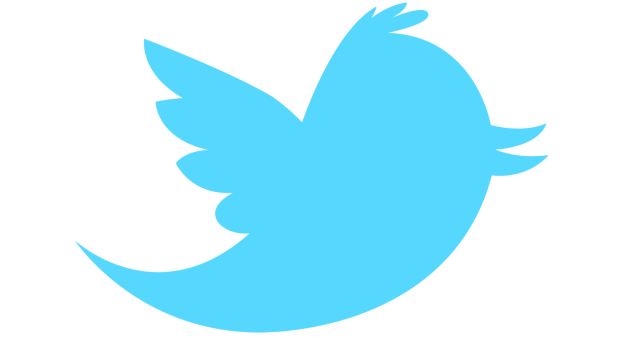 Twitter's iconic "blue bird" logo. 